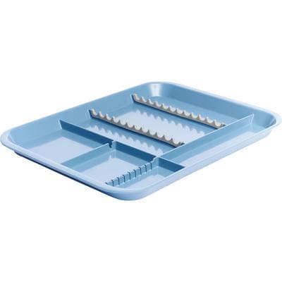 Zirc B-Lok Divided Setup Tray, Blue, Size B, 13-3/8" x 9-5/8" x 7/8", 20Z451B thumbnail 9