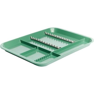 Zirc B-Lok Divided Setup Tray, Green, Size B, 13-3/8" x 9-5/8" x 7/8", 1/Pk, 20Z451D thumbnail 9