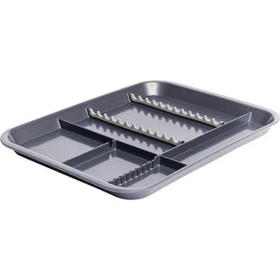 Zirc B-Lok Divided Setup Tray, Gray, Size B, 13-3/8" x 9-5/8" x 7/8", 1/Pk, 20Z451I thumbnail 8