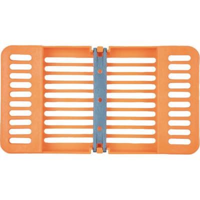 Zirc Compact Cassette, Neon Orange, Holds 8 Instruments, 7-1/8" x 3-7/8" x 5/8", 50Z915Q thumbnail 8
