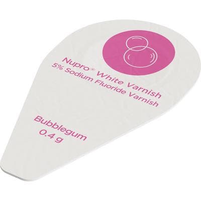 NUPRO 5% Sodium Fluoride White Varnish, Bubblegum, 0.4 g Unit Dose, 100/Box, 130219 thumbnail 14
