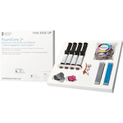 FluoroCore 2+ Dual Cure Core Build-Up Intro Kit with Prime&Bond Elect Adhesive, 4 Syringes (2 Tooth-Colored, 2 Blue), 612600 thumbnail 24