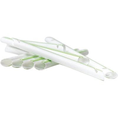 Hygovac Vent Bio Aspirator Tubes, Double-Vented, 45° and S-Shaped Ends, White/Natural Green, 100/Bag, VB1000V thumbnail 4