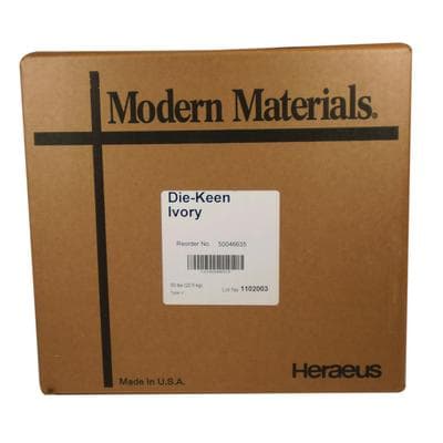 Die-Keen Ivory Type V Dental Gypsum Die Stone, 45 lb Carton, 50046635 thumbnail 7