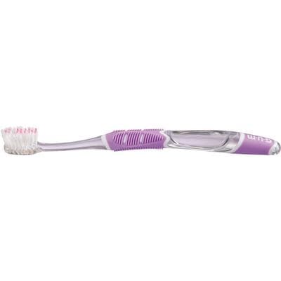 GUM Technique Deep Clean Toothbrush, Compact Head, Sensitive, Bi-Level Bristles, Assorted Colors, 12/Pkg thumbnail 3