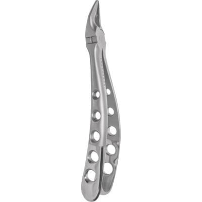 A Titan Instruments Plus Series Pedodontic Forceps, Upper Universal, Size 150P+, Serrated, Stainless Steel thumbnail 4
