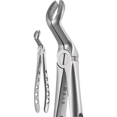 A Titan Instruments X-Trac Upper Molar Universal Extraction Forceps, Serrated, Stainless Steel, Size 6701, 1 Each thumbnail 8