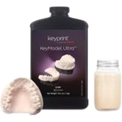 KeyPrint KeyModel Ultra Laboratory 3D Printing Resin, Ivory, 1kg/Bottle, 4220009 thumbnail 7