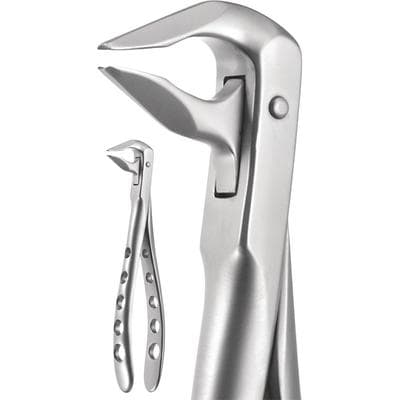 A. Titan Instruments X-TRAC Lower Anterior Extracting Forceps, Beveled Beaks, 3608T thumbnail 8