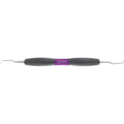 Bliss Gracey Curette 11/12, Double End, Silicone Handle, Purple, 1 Each thumbnail 2
