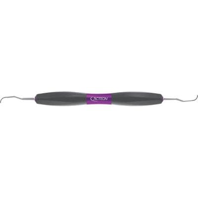 Bliss Gracey Periodontal Curette #1/2, Double-End, Silicone Handle, Purple, 1/Pkg thumbnail 3