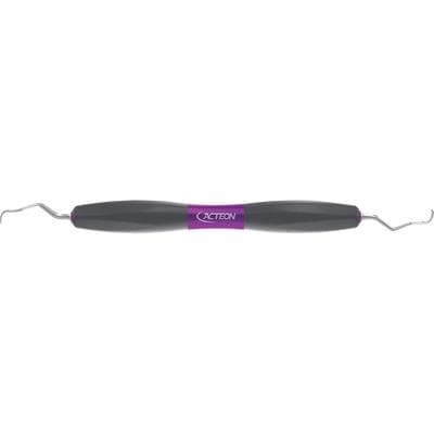 Bliss Gracey Periodontal Curette 17/18, Double End, Silicone Handle, Purple, 1/Pkg thumbnail 2
