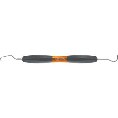 Bliss Combo Langer Curette/Sickle Scaler, H5/L5, Double End, Silicone Handle, Yellow thumbnail 2