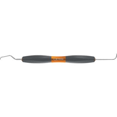 Bliss Combo Langer Curette/Sickle Scaler, Double-Ended N128/L5 Mini, Silicone Handle, Yellow, 1/Pkg thumbnail 2