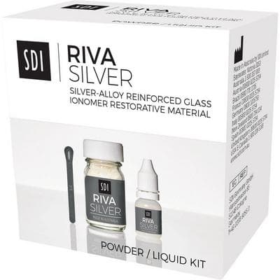 Riva Silver Alloy-Reinforced Glass Ionomer Restorative Material, Powder and Liquid Kit, 1/Pk thumbnail 10