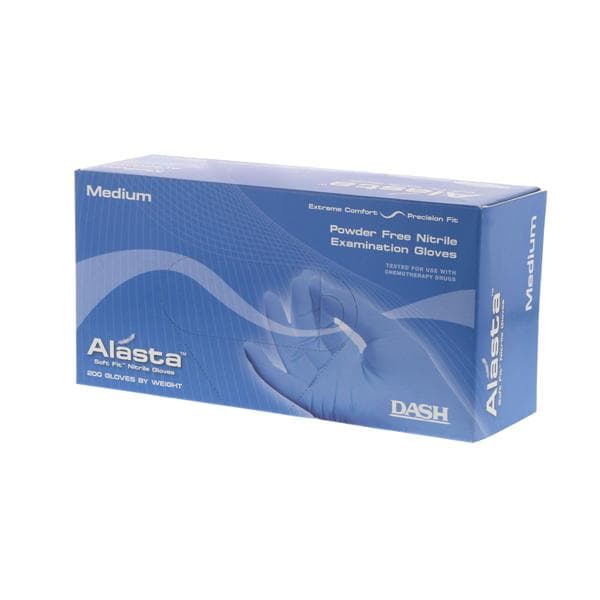 Alasta™ Soft Fit™ Nitrile Examination Gloves, Powder Free, Latex Free, Textured, Extra Small, Blue, 200/Box, ALS200XS thumbnail 4
