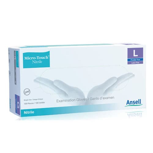 Micro-Touch Nitrile Exam Gloves, Powder-Free, Non-Sterile, Small, Blue, 200/Box, 6034301 thumbnail 14