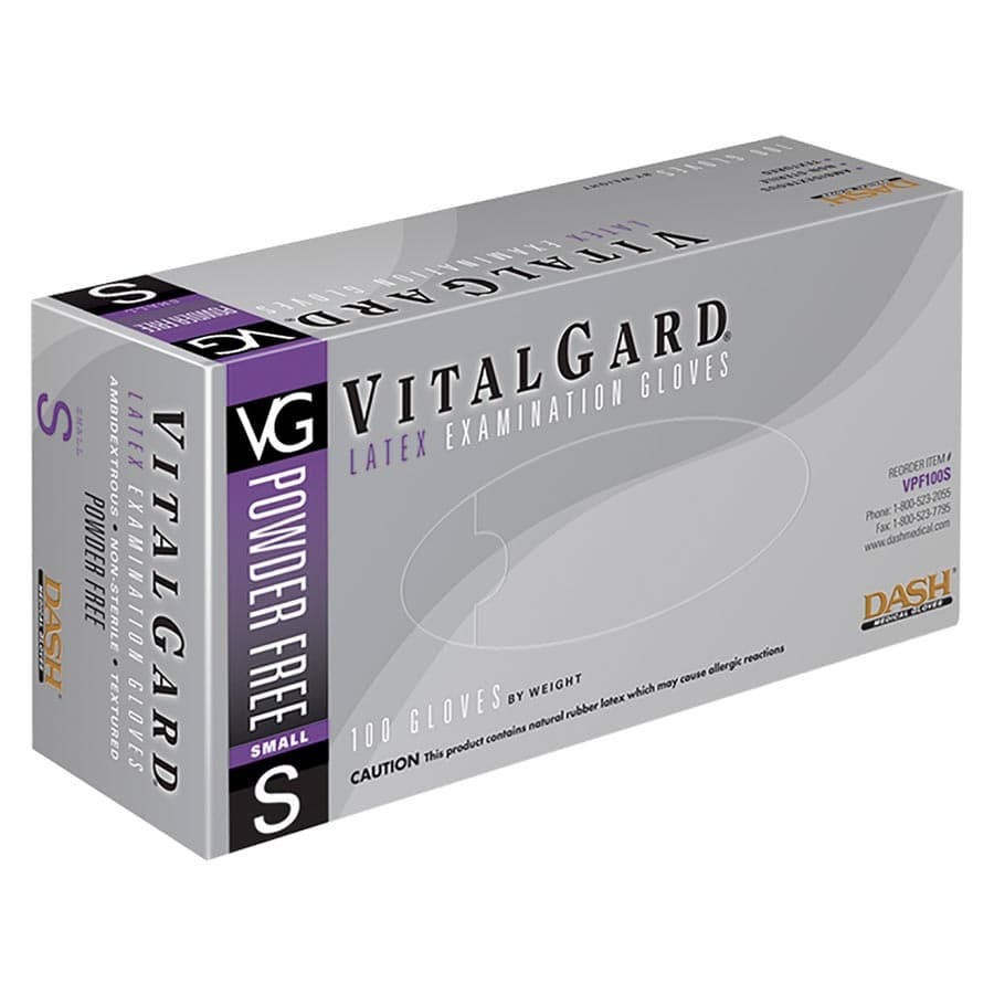 VitalGard® Powder-Free Latex Exam Gloves, Extra Large, Textured, Non-Sterile, 100/Box, VLP100XL thumbnail 9