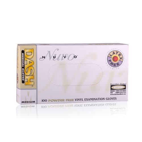 Nuvo Vinyl Exam Gloves, Powder-Free, Non-Sterile, Large, White, 100/Box, NV100L thumbnail 12