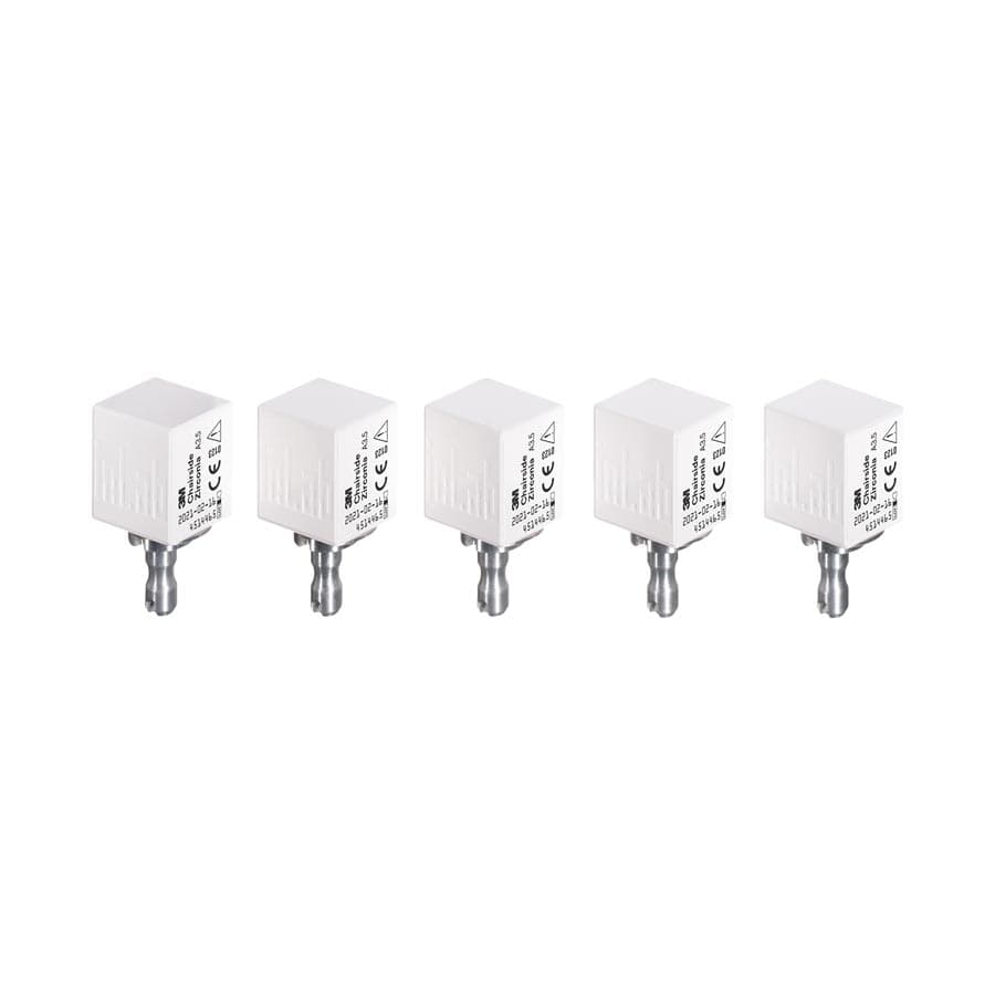 3M™ Chairside Zirconia CEREC Crown Block Refill, Shade A3.5, 20mm, 5/Pkg, 69944 thumbnail 11