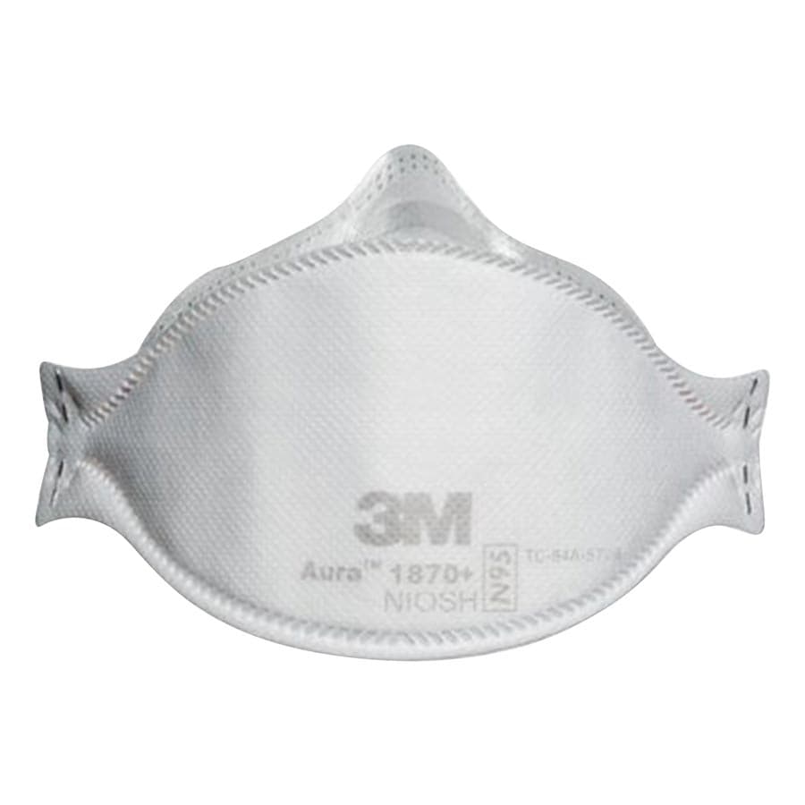 3M™ Aura™ 1870+ N95 Health Care Particulate Respirator and Surgical Mask, White, Flat-Fold, Latex-Free, 440/Case thumbnail 13