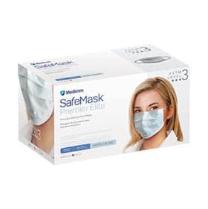 SafeMask Premier Elite Procedure Face Mask, ASTM Level 3, Earloop, White, 50/Box, 2047 thumbnail 19
