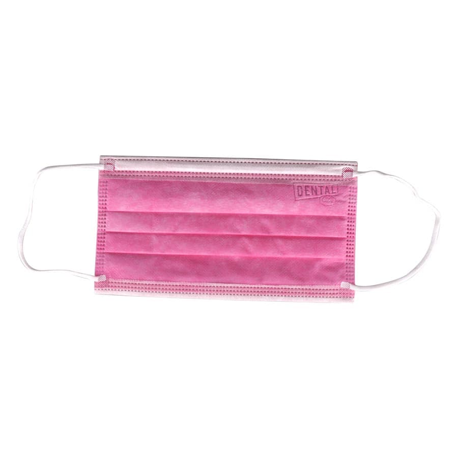 Dental City ASTM Level 2 Earloop Face Mask, Fuscia Pink, 50/Box - Dental City - ASTM Level 2 Earloop Mask 50/Box - Image 1