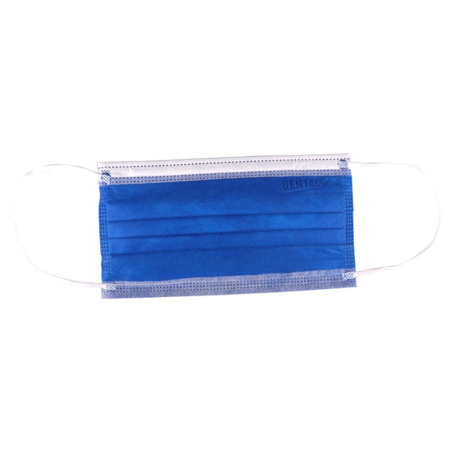 Dental City ASTM Level 3 Earloop Face Mask, 4-Ply, Cobalt Blue, 50/Box - Dental City - ASTM Level 3 Earloop Mask 50/Box - Image 1