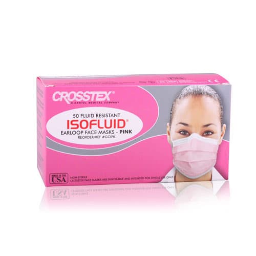 Isofluid™ Surgical Face Mask, ASTM Level 1, Earloop, Turquoise, 50/Box, GCITQ thumbnail 14