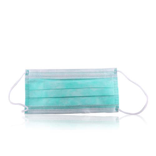 ValuMax Extra-Safe Earloop Procedure Mask, Green, 50/Box, 5330E-GR thumbnail 4