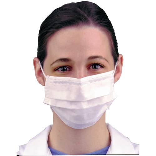 Com-Fit Super Sensitive ASTM Level 1 Earloop Mask, White, 50/Box, 20346 - Com-Fit Super Sensitive ASTM Level 1 Earloop Mask White, 50/Bx - Image 1