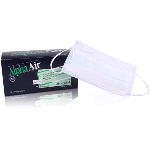 ALPHA AIR® Critical Cover® Earloop Face Mask, ASTM Level 3, Blue, 50/Box, BL5005 thumbnail 12