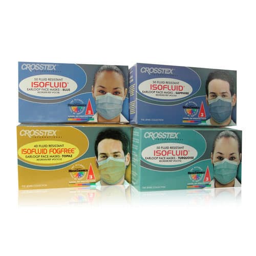 Isofluid FogFree™ Surgical Face Mask, ASTM Level 1, Earloop, Turquoise, 40/Box, GCICXT thumbnail 13