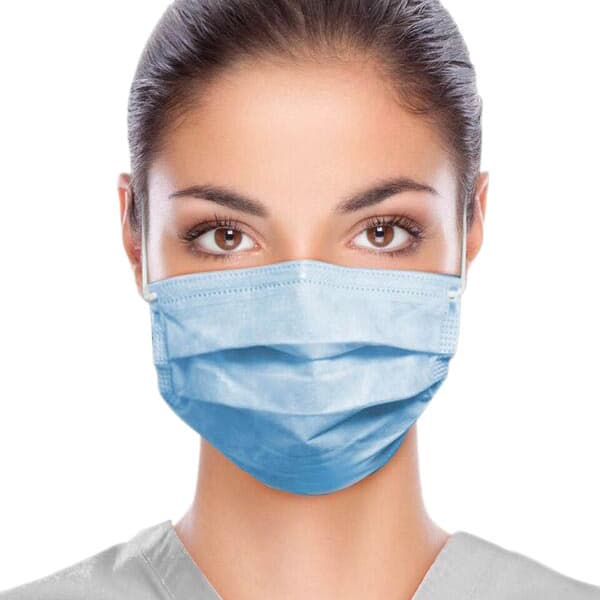 Unipack Unigard Premium Earloop Mask, ASTM Level 1, Pink, ULM-6189 - Unipack Unigard Premium Earloop Mask ASTM1 Pink ULM-6189 - Image 1