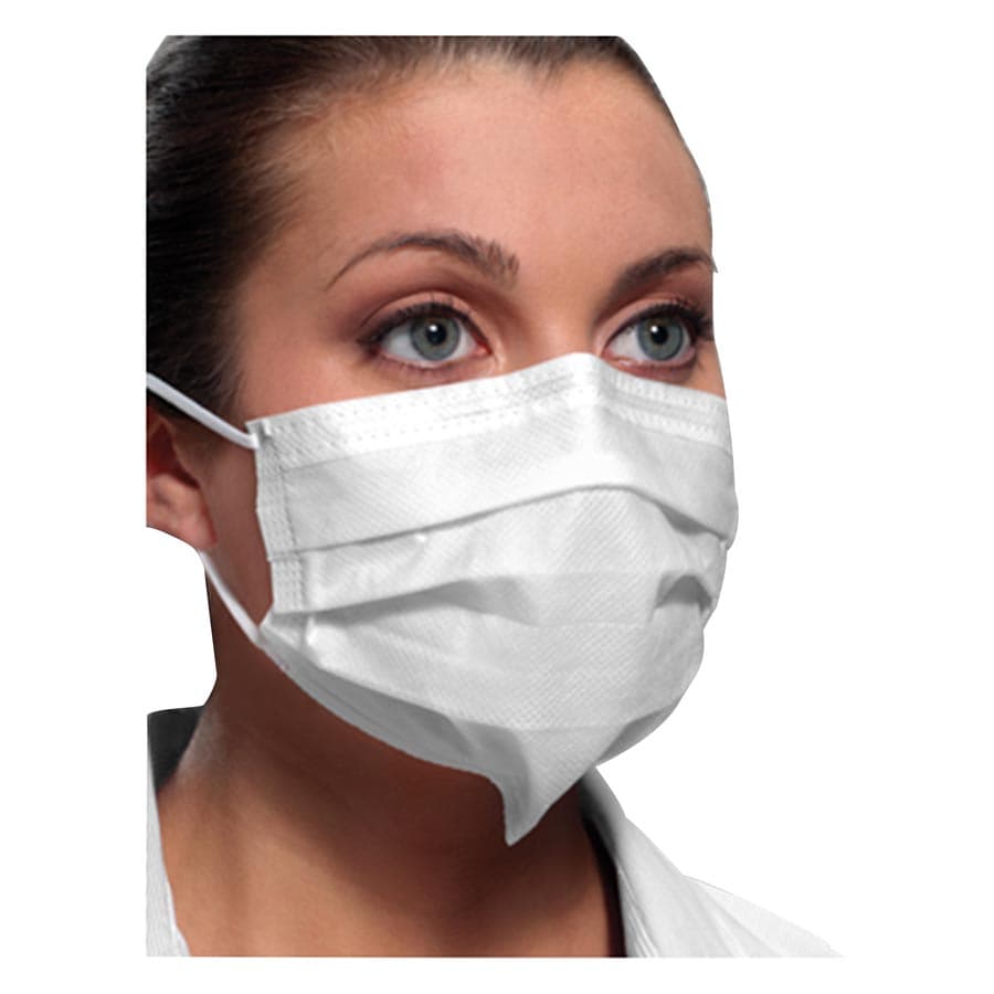 Isofluid Plus Pure SecureFit Earloop Procedure Face Mask, ASTM Level 1, White, 50/Box, GPLUSWHSF thumbnail 16