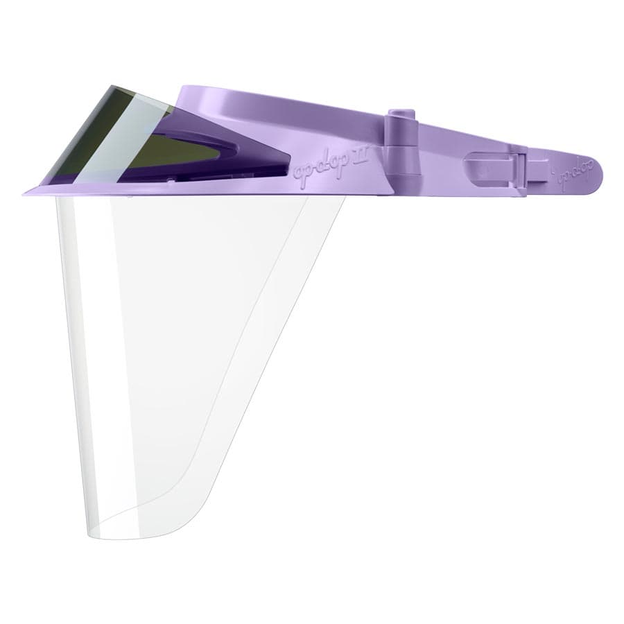 Op-D-Op II Visor Shield Protective Barrier System Kit II, Violet, 355DK-VT thumbnail 2