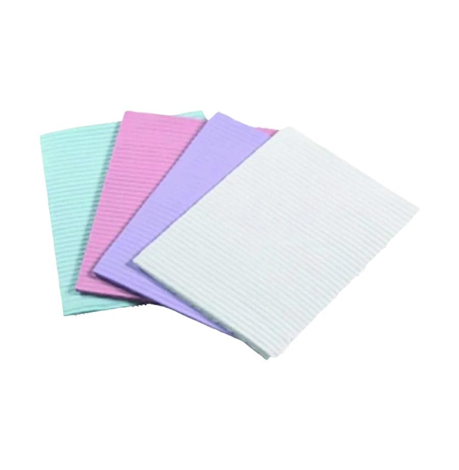 Crosstex Sani-Tab Chain-Free Patient Towel, 2-Ply Tissue/1-Ply Poly, 13" x 19", Lavender, 400/Case, WEXLVT thumbnail 8