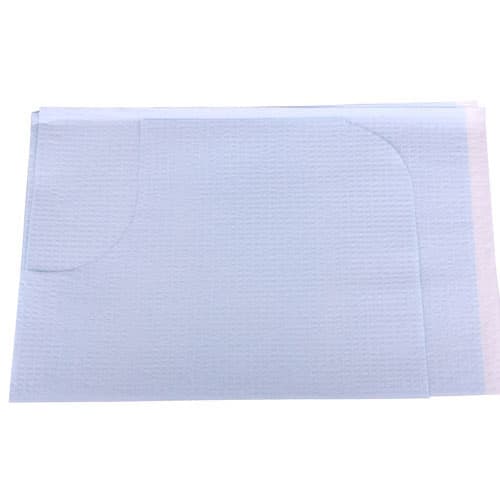 TIDI Everyday Specialty Oral Surgery/Prophy Bibs, Extra Large, 29" x 42", Blue, Tissue/Poly/Tissue, 50/Case, 917493 thumbnail 7