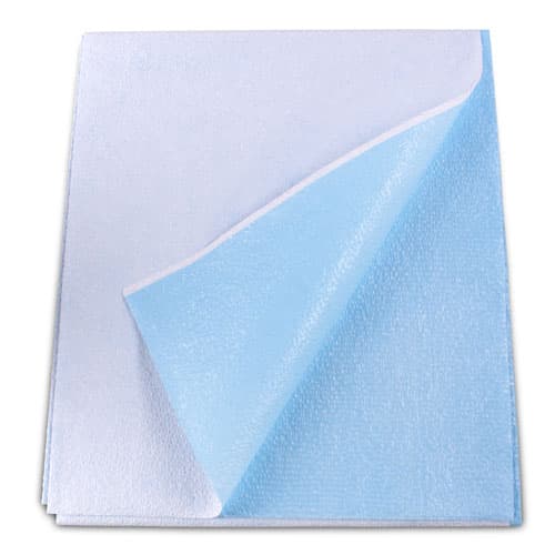 Tidi Products Everyday Equipment Drape Sheets, Blue, 1-Ply Tissue with Poly Backing, 40" x 48", 100/Box, 980924 thumbnail 5