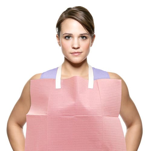 Bib-Eze Disposable Bib Holders, Adhesive, White, 250/Box, 35053 thumbnail 8