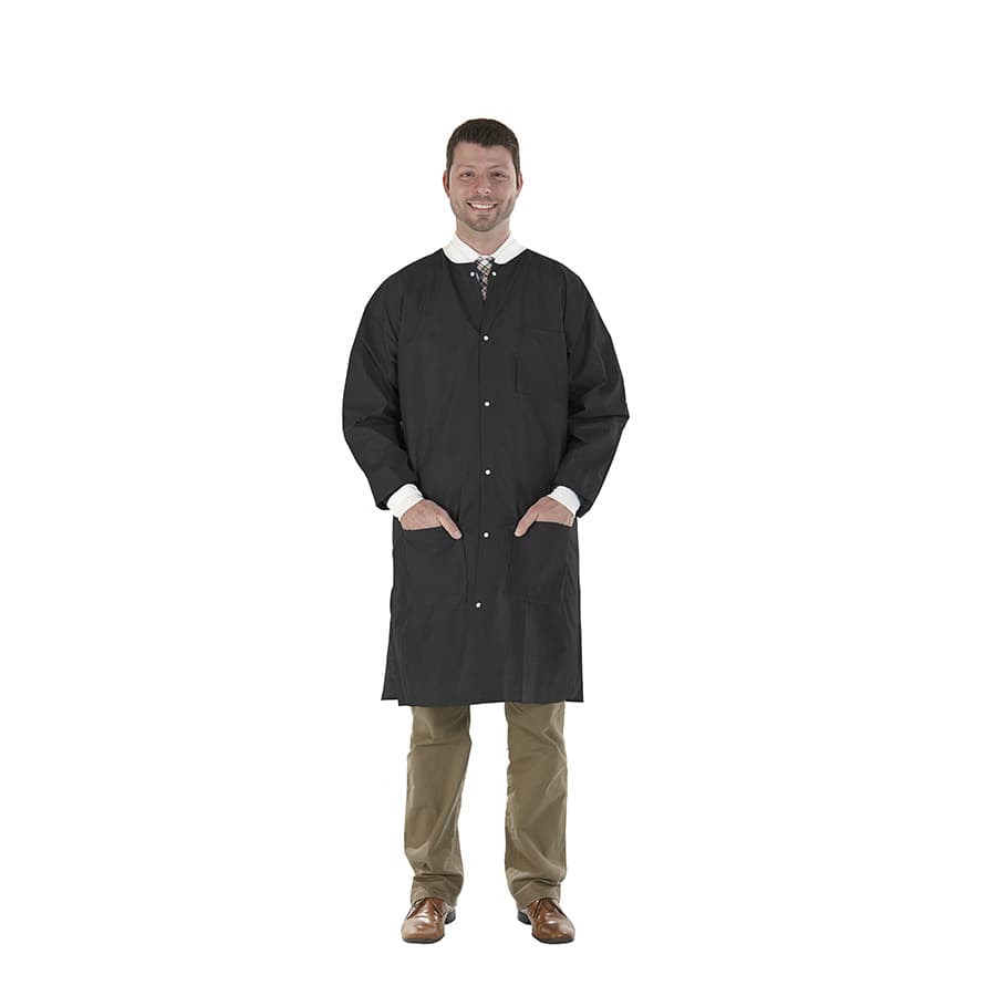 Medicom SafeWear High Performance Lab Coat, Large, Tropical Teal, SMS Polypropylene, 12/Bag, 8117-C thumbnail 13
