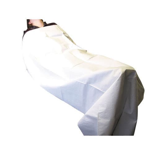 TIDI Ultimate Patient Drape, Tissue/Poly/Tissue 3-Ply, 40" x 72", Blue, Non-Sterile, 100/Case, 951939 thumbnail 3