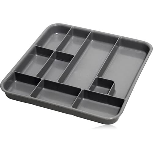 Hu-Friedy IMS Signature Series Tub Insert, Gray, 10 Compartments, 9 3/4" x 10 3/4" x 1 1/32", IMS-1423 thumbnail 3