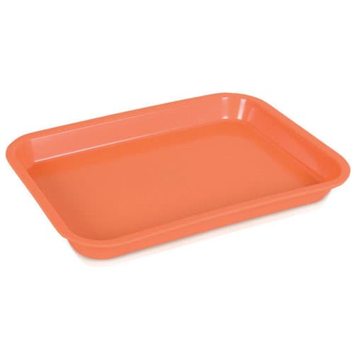 Zirc Mini Flat Setup Tray, Neon Blue, 9-3/8" x 6-3/8" x 7/8", 1/Pk, 20Z101N thumbnail 7