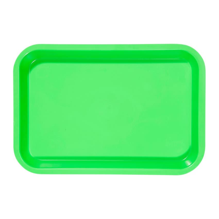 Zirc Mini Tray, Neon Green, 9-3/8" x 6-3/8" x 7/8", Autoclavable, 20Z101P thumbnail 6