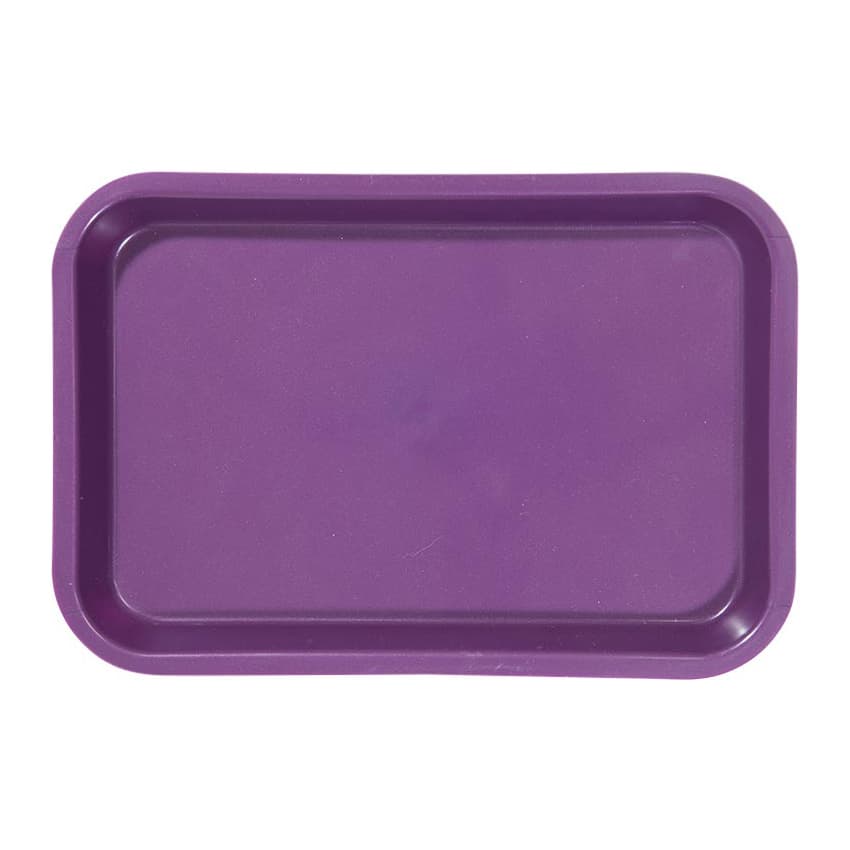 Zirc Mini Tray, Plum, F-Size, 9-3/8" x 6-3/8" x 7/8", Autoclavable, 20Z101E thumbnail 6