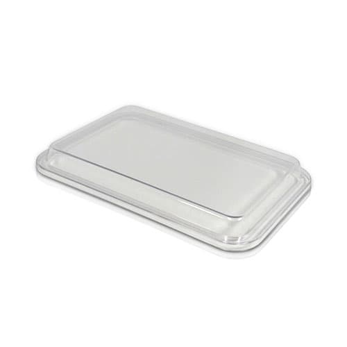 Zirc Mini Tray Plastic Cover, Non-Locking, Clear, F Size, 9-5/8" x 6-5/8" x 7/8", 1/Pk, 20Z102 thumbnail 6