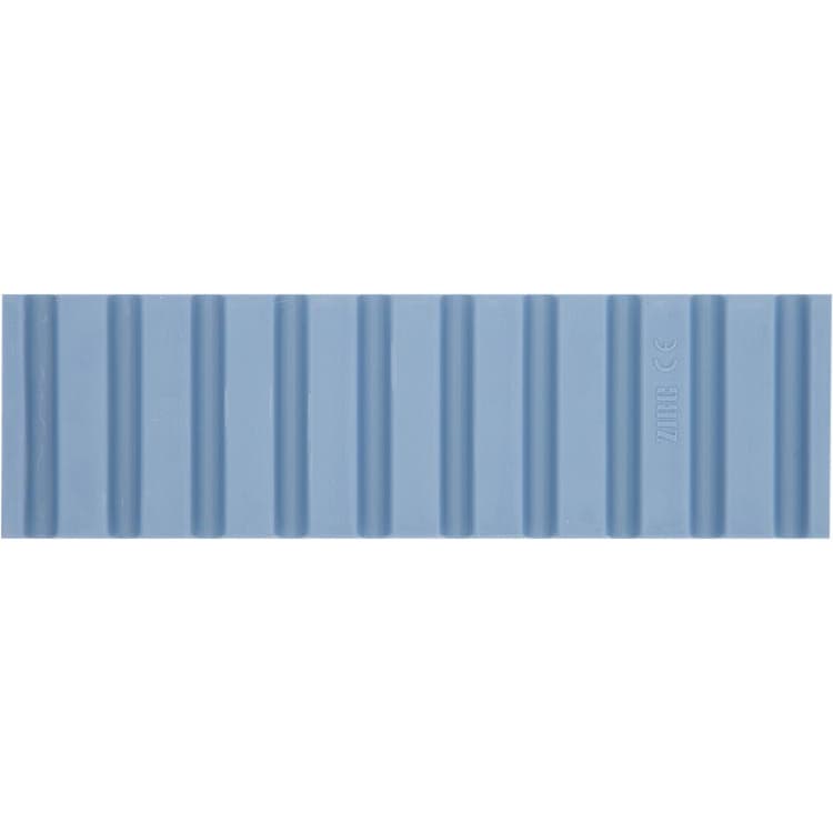 Zirc Dental Blue Instrument Mat, Reversible, 6-3/4" x 2" x 3/8", Holds 10 Hand or 4 Surgical Instruments, Autoclavable, 1/Pk, 20Z464B thumbnail 5