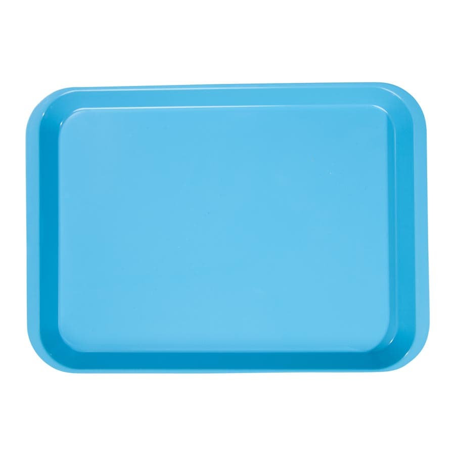 Zirc B-Lok Flat Set-Up Tray, Size B, Neon Blue, 13-3/8" x 9-5/8" x 7/8", 20Z401N thumbnail 5