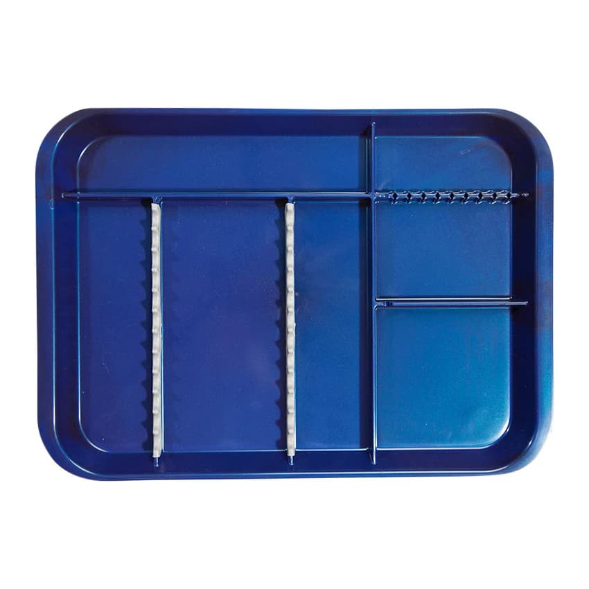 Zirc B-Lok Divided Set-Up Tray, Size B (Ritter), Midnight Blue, 13-3/8" x 9-5/8" x 7/8", 20Z451T thumbnail 4